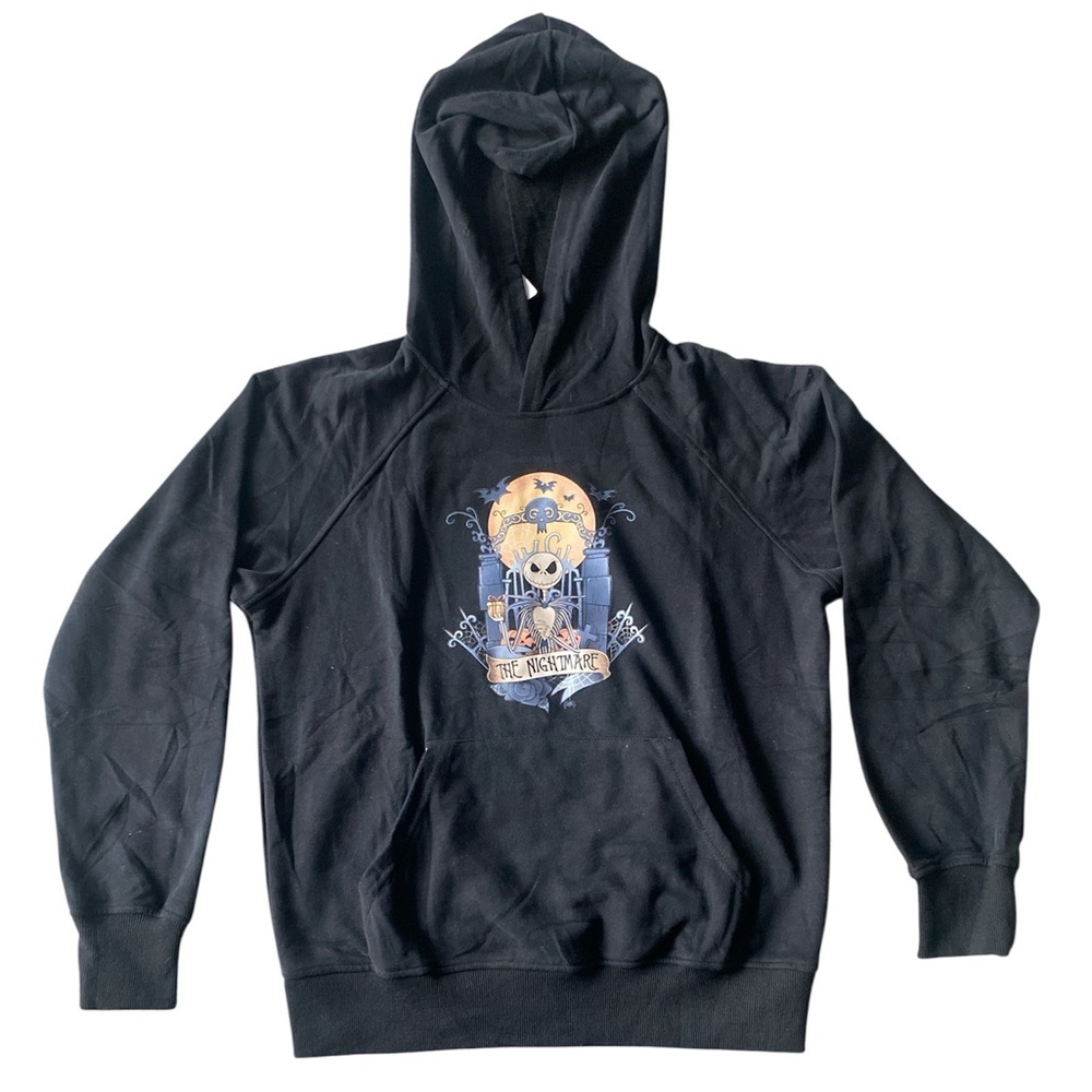 NWT Nightmare Before Christmas Black Hoodie S U5